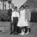 1959 pake en beppe 50 jaar getrouwd, Henk, Dick, Alie en Kitty