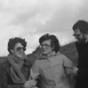 1977 Alies, Tienke en Dick, duinen bij Katwijk