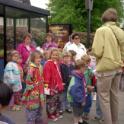1993 Jantine, met de trein
