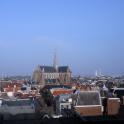 gezicht op Haarlem vanuit V&D
